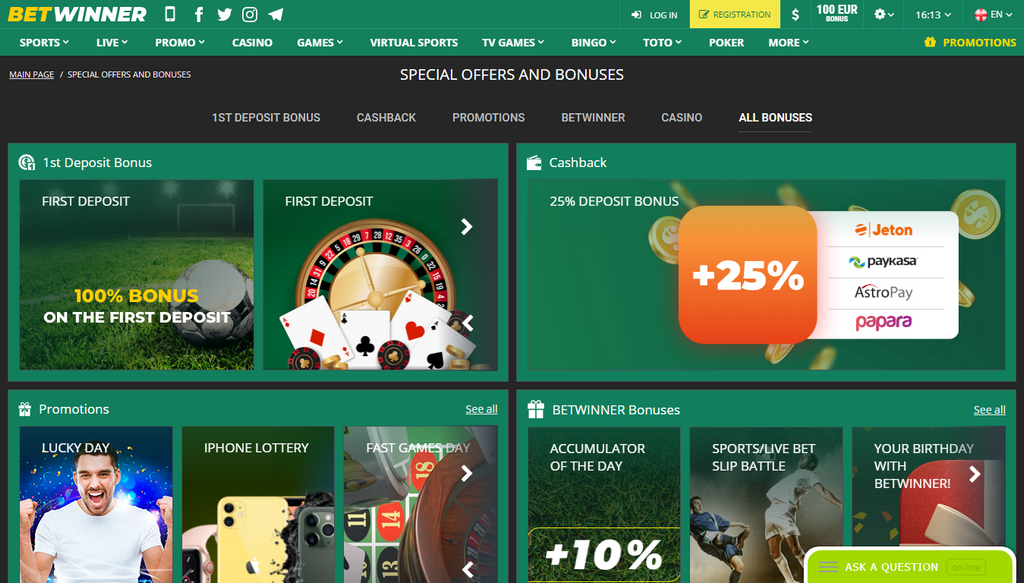 BetWinner Sports Betting and Casino Site in Pakistan